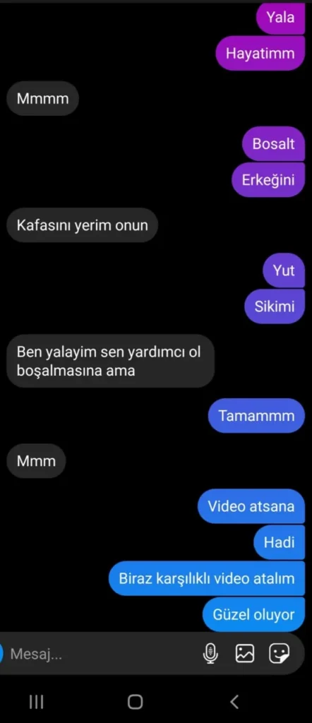 İnstagram dan Düşen Türbanlı Evli Milf Sexting İçerir Konuşma SS li