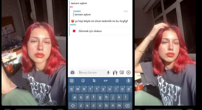 Snapchat’ten Düşen Üniversiteli Kızıl Hatun (Bol Videolu)